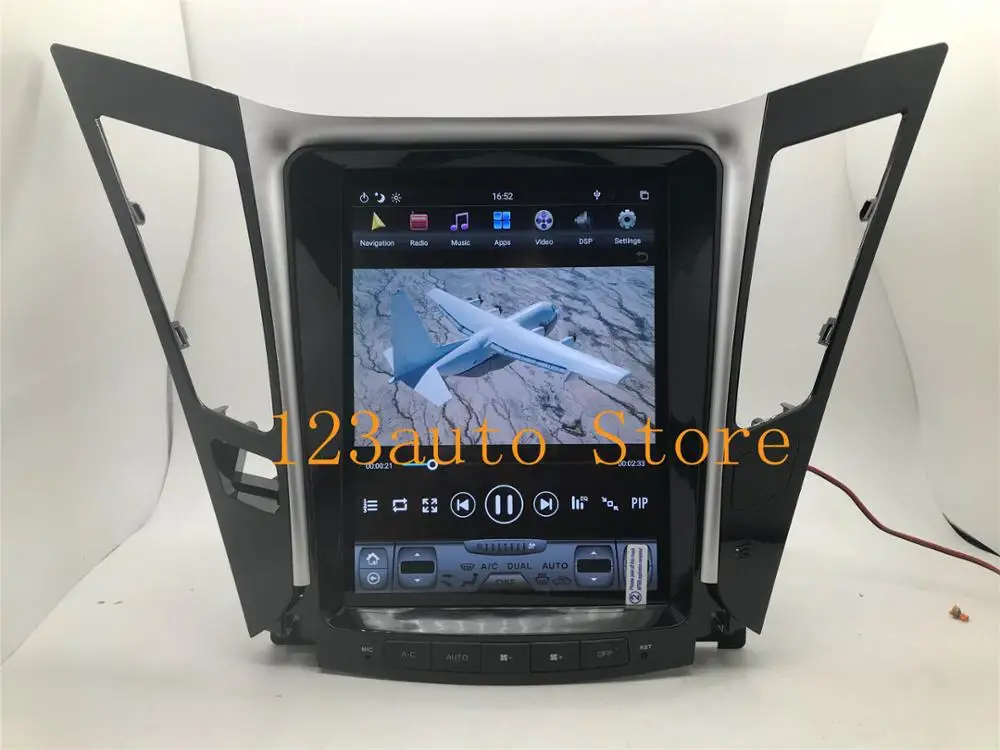 Автомобильный DVD-плеер с экраном 10 4 дюйма вертикальным Tesla Style Android 9 0 GPS радио