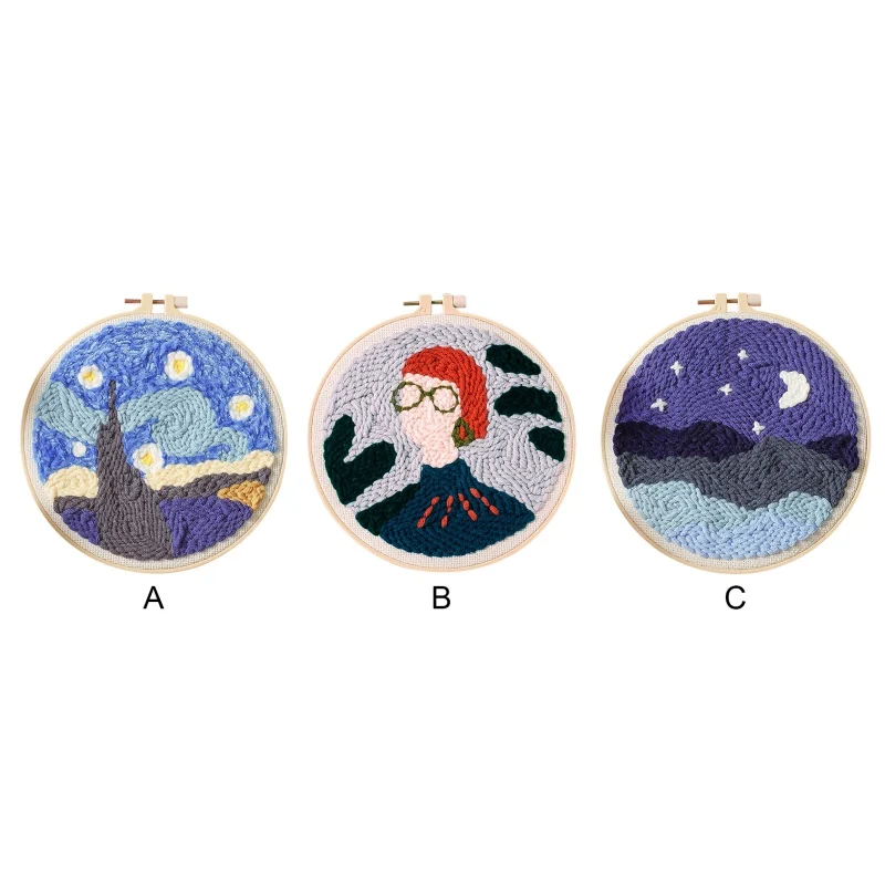 Сделай Сам вязаная ткань ручная вышивка декомпрессионная игрушка (включая иглу)