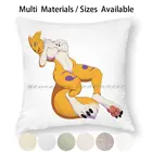 Наволочка Renamon с изображением королевы меха, наволочка для подушки, наволочка из хлопка и льна, наволочка Renamon с изображением пушистой иконы, наволочка для дигимона Lewd Nsfw