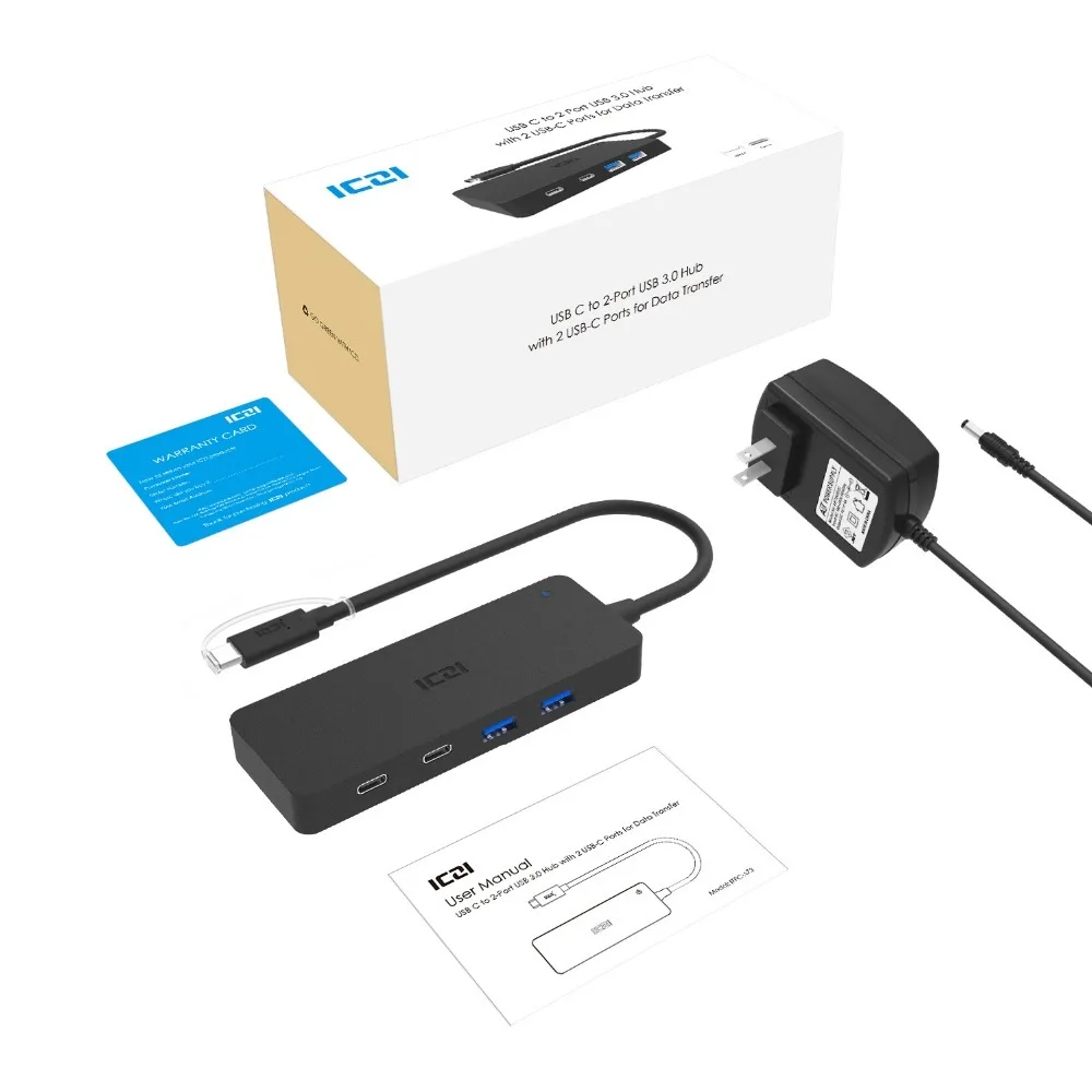 ICZI USB 3 1 type C Thunderbolt 3-2 0 порта 2 концентратор передачи данных для Macbook huawei ноутбук |
