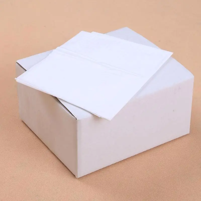 Белый одноразовый ПЭ пластиковый фартук прозрачный уплотненный Фартук для