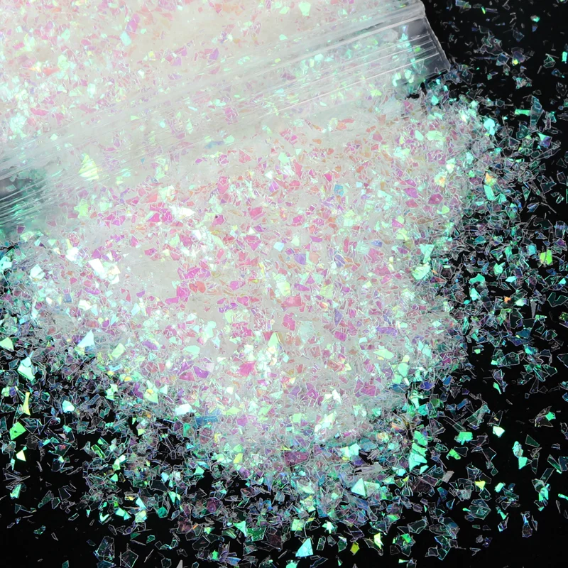 Блестящий Порошок для ногтей золотые серебряные блестки дизайна блестящий