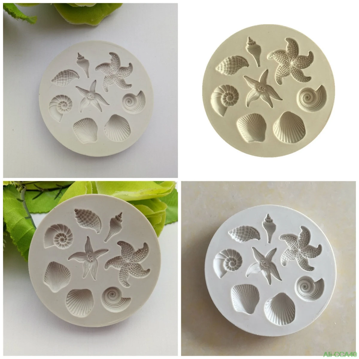 

Форма для торта на день рождения DIY Океанский биологический раковины, морские раковины, силиконовая форма для шоколадного торта, кухонные и...