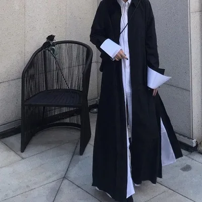 

New Women's dress dress long skirt floor-length shirt skirt Japanese style cold wind dress