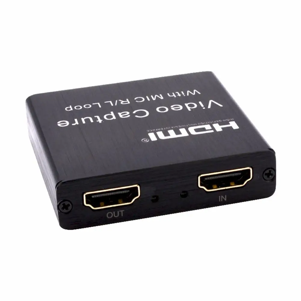 DishyKooker 4K 1080P HDMI к USB карта видеозахвата петля аудиовыход микрофон в игре Запись