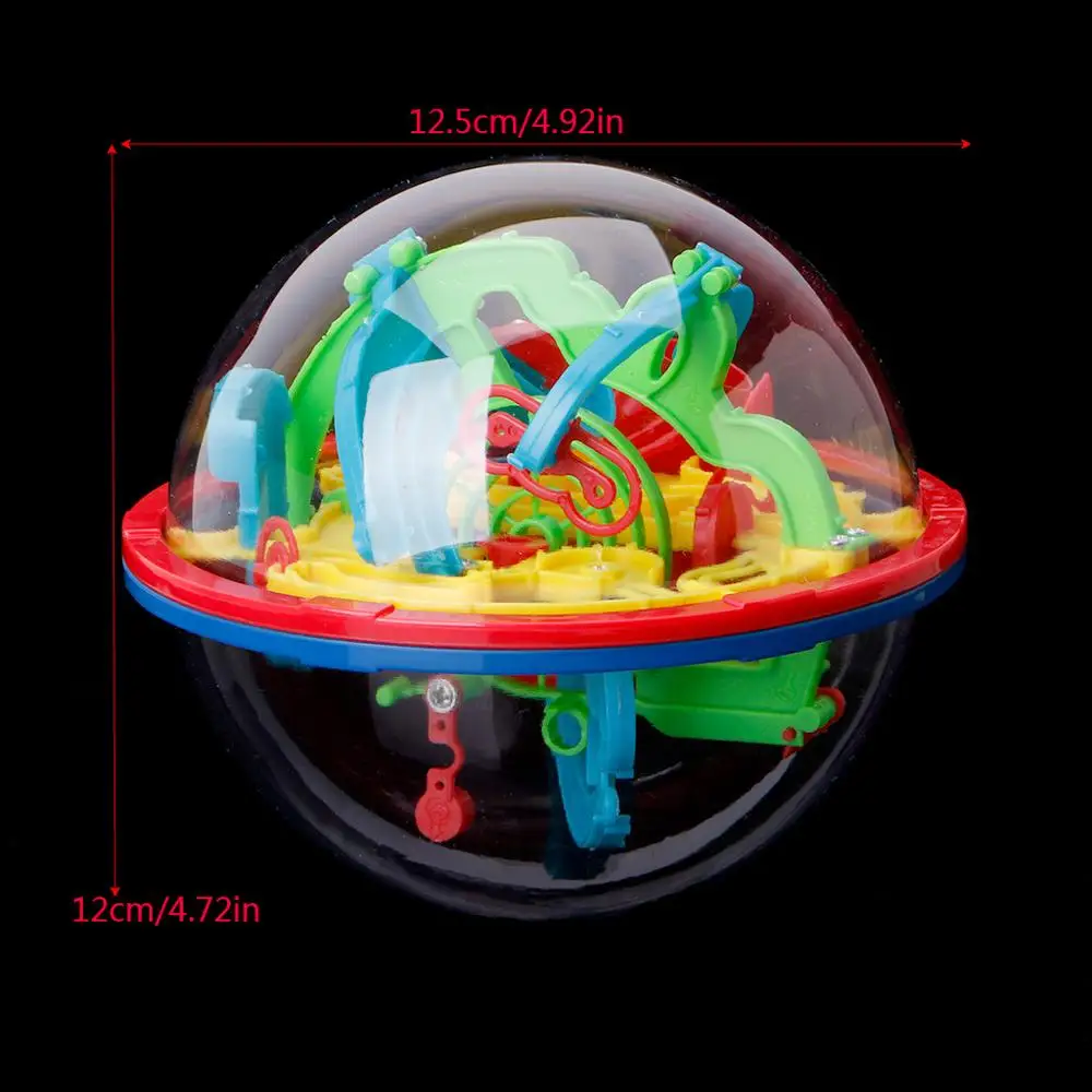 100 барьеры 3D волшебный интеллект мяч баланс лабиринт игра головоломка игрушка