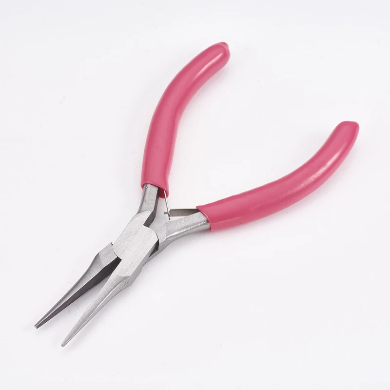 Nose Pliers Мини ювелирный набор Клещи DIY ювелирные инструменты и оборудование для изготовления ювелирных изделий из углеродистой стали DeepPink, 70~ 80x40~ 52x6~ 9mm - Цвет: Nose Pliers