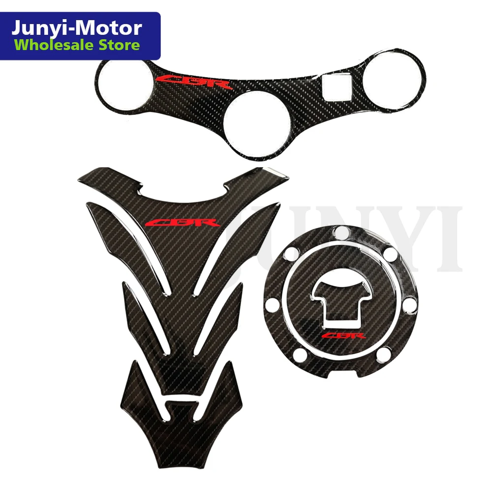 Для Honda CBR600F4i 2001 2002 2003 2004 2005 2006 Танк Pad газа кепки действующий по принципу зажимной