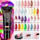 Полимерный гель для наращивания ногтей ROSALIND, 15 мл, 80 цветов, УФ-лак для ногтей