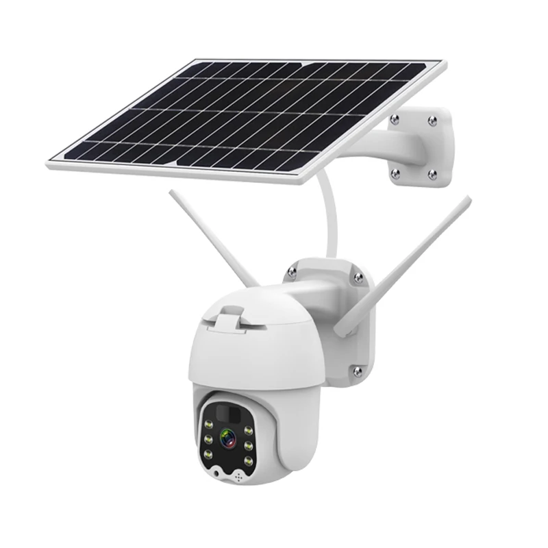 Gadinan 4G Sim Card/ WiFi pannello solare telecamera IP Wireless Speed Dome CCTV PTZ telecamera di sicurezza CCTV alimentata a batteria 1080P Outdoor
