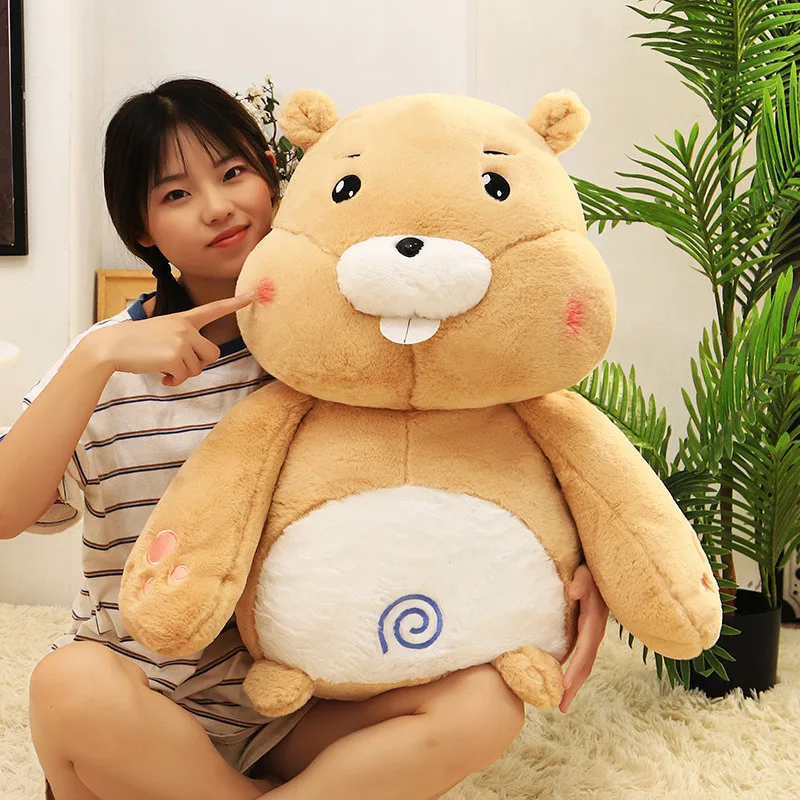 

1pc 30cm-65cm Soft New Kawaii Marmot Plush Toy Stuffed Cartoon Animal Mouse Doll New Year Xmas Birthday Gift Baby Children Toy