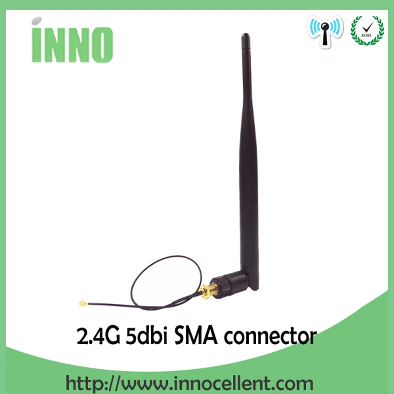 2 4 ГГц антенна wifi 5dBi SMA разъем для маршрутизатора Wi fi усилитель + 21 см ufl./ IPX 1 13