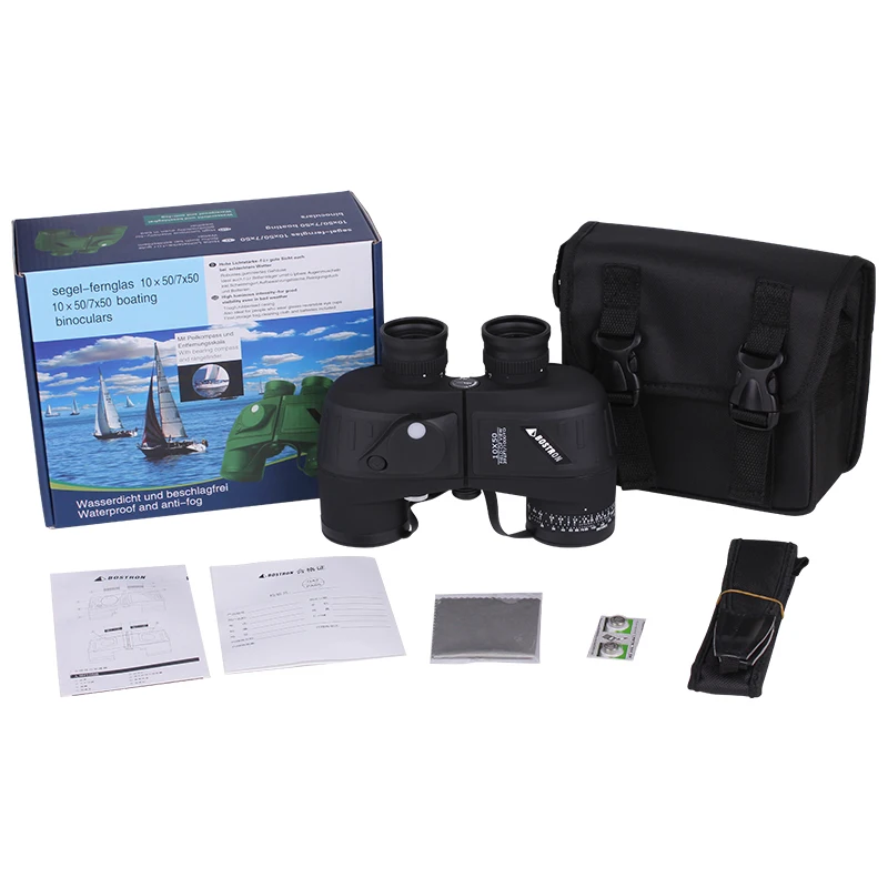 10X50 военный навигационный телескоп с компасом бинокль ночного видения для