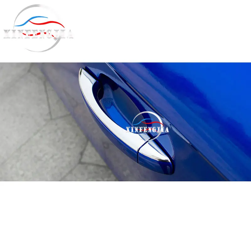 

For Audi Q5 09-17 8pcs Chrome Outer Door Open Handle Decorator Panel Cover Trim