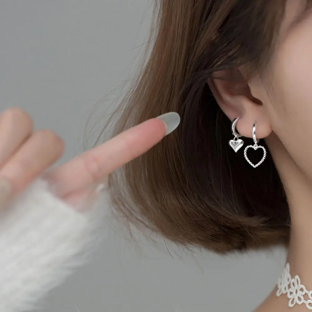 

Серьги-гвоздики женские Асимметричные из серебра 925 пробы, 2 шт.