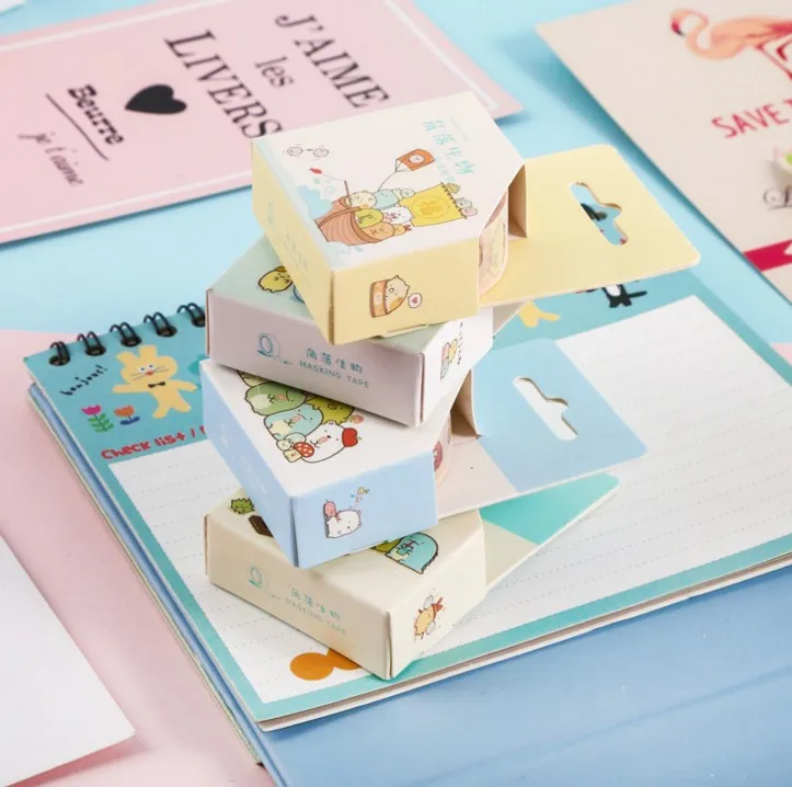 1 шт. Kawaii 1,5 см* 5 м Kawaii Sumikko Gurashi маскирующая лента альбом Скрапбукинг Декор этикетка васи лента канцелярские принадлежности