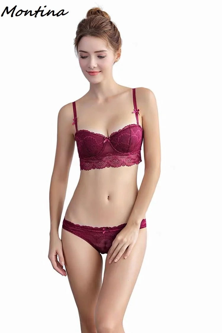 Комплект нижнего белья женский из бюстгальтера и трусиков|Комплекты белья| |