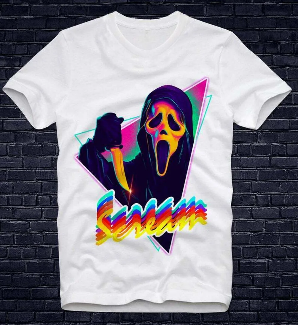 Ghostface крик Фредди Крюгер Джейсон Вурхиз Майкл Майерс Хэллоуин футболка. Новая