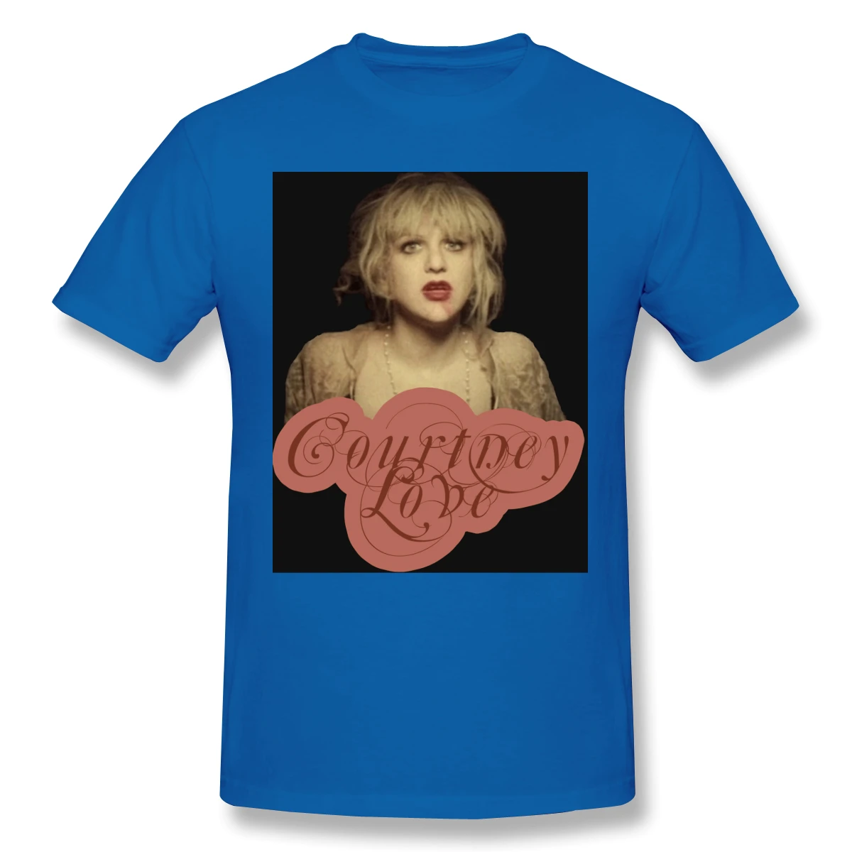 Мужская Базовая футболка с длинным рукавом Courtney And Love Забавные футболки коротким