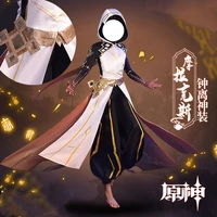anime genshin impact liyue harbor zhongli morax game suit party uniform cosplay costume halloween men free shipping 2021 new