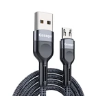 Micro USB кабель с оплеткой зарядный кабель для передачи данных USB кабель для Samsung Xiaomi Huawei Android мобильный телефон зарядное устройство кабель Шнур