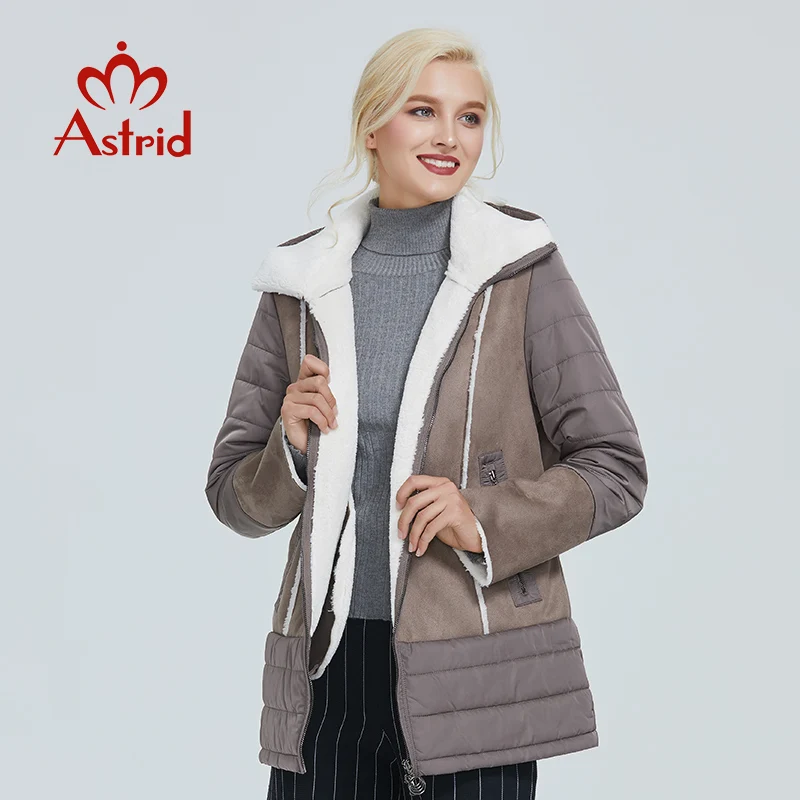 Куртка женская зимняя с капюшоном х/б батальных размеров AM 2083|Женские парки| |