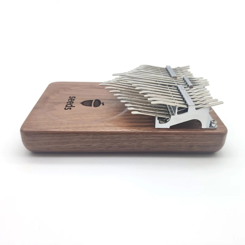 Seeds Chromatic Kalimba 34 Keys Double Layer Thumb Piano Black walnut Keyboards Mbira Pisces Musical Instruments