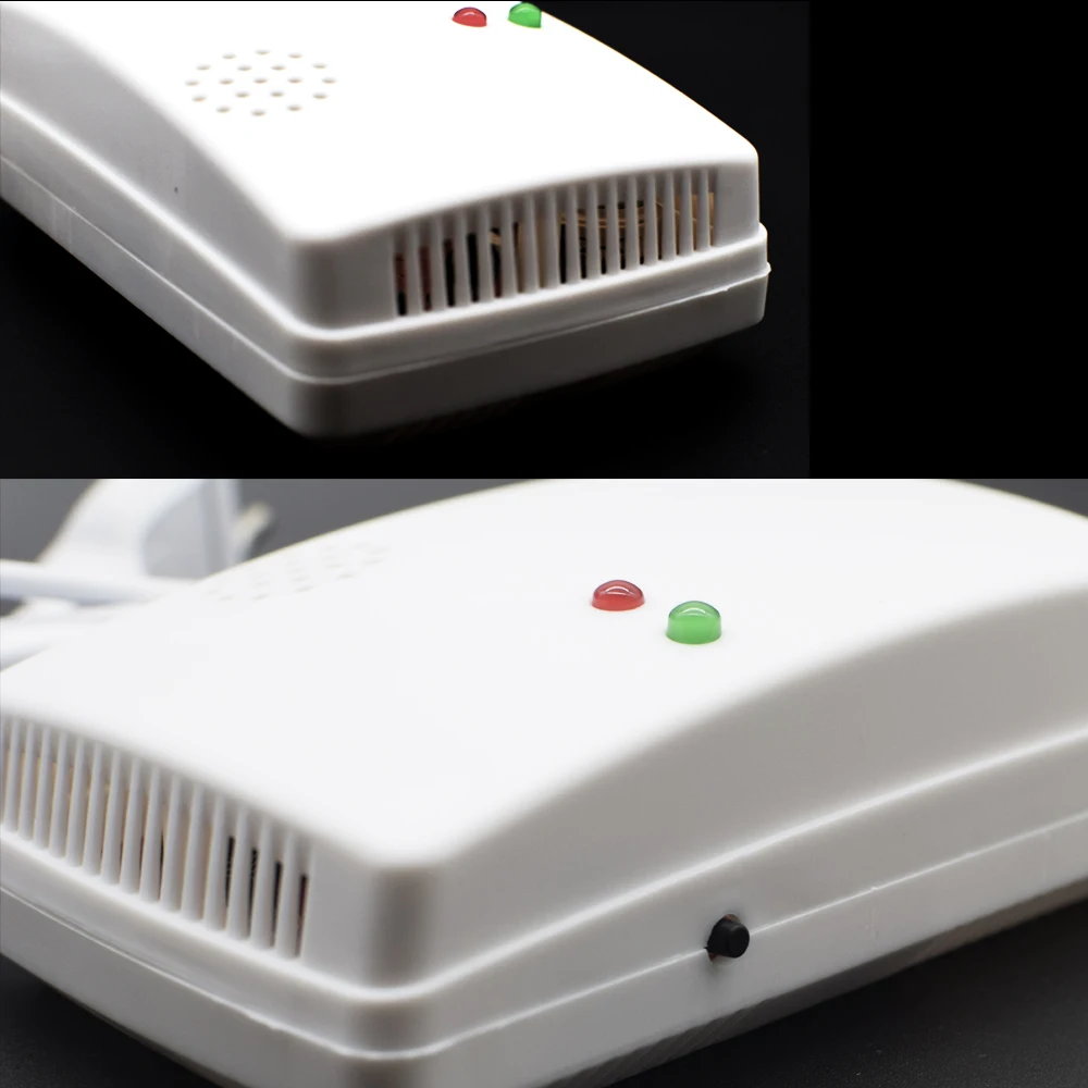 Gas Leak Detector Combustible Propane Butane Methane Natural Safety Alarm Sensor Warning EU Plug | Безопасность и защита