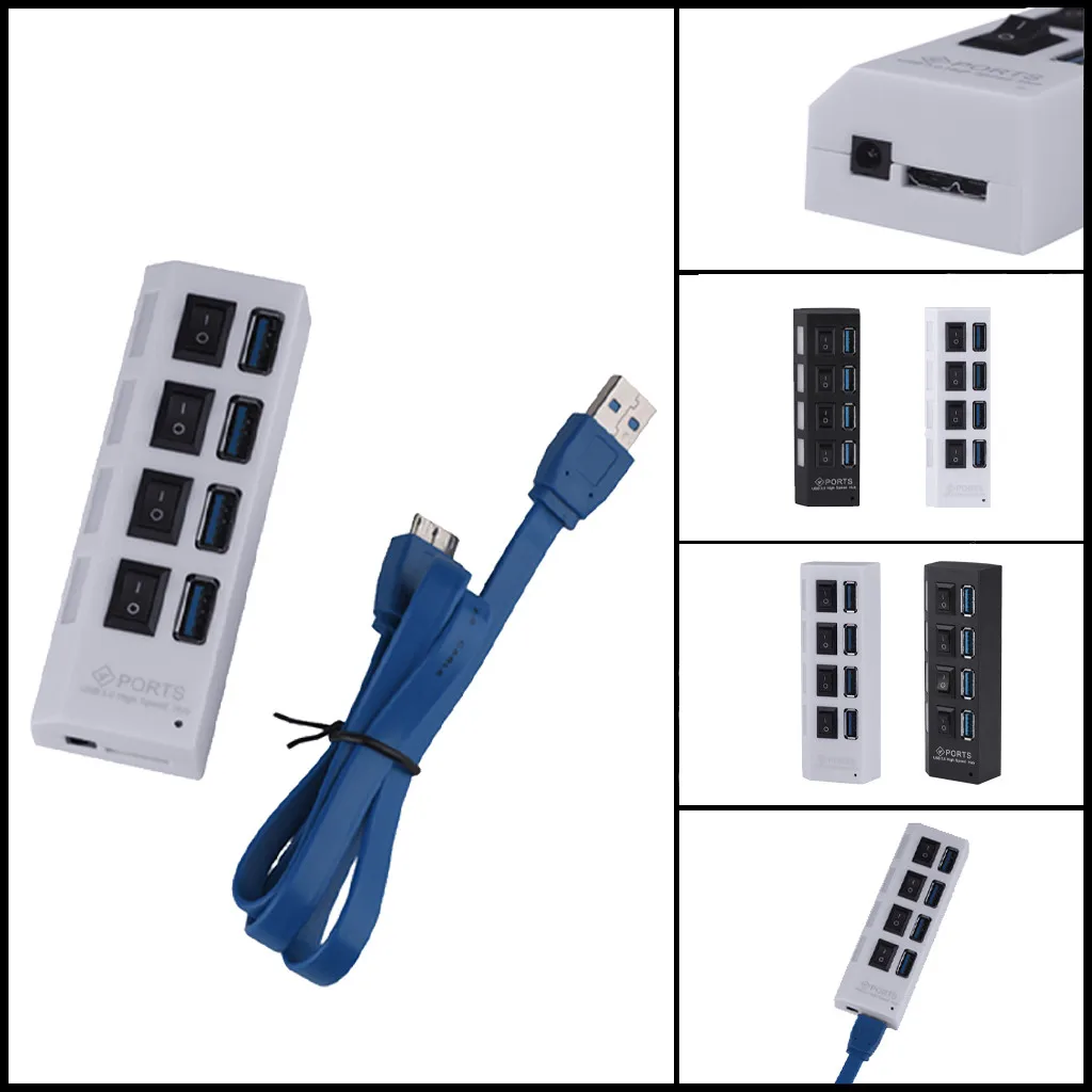 Универсальный usb-хаб 3 0 с разъемом Micro Safe USB АБС-пластик тонкий высокоскоростной