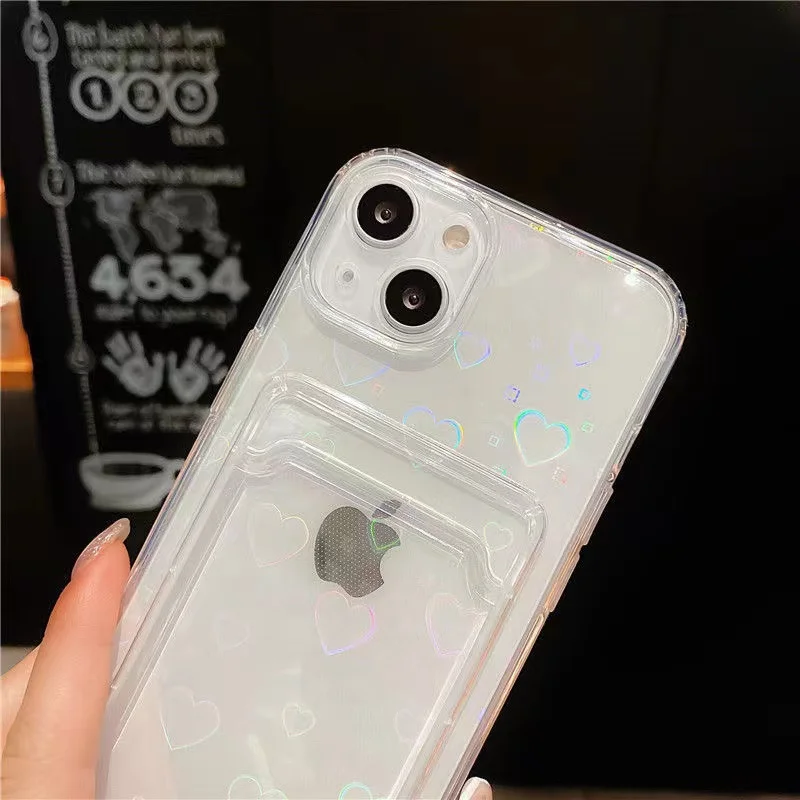 laser love tpu case for redmi 9a 9c 9t note 10s 10 pro card slot phone cover for redmi note 9 9s 8 7a poco x3 11 lite 11t 10t free global shipping