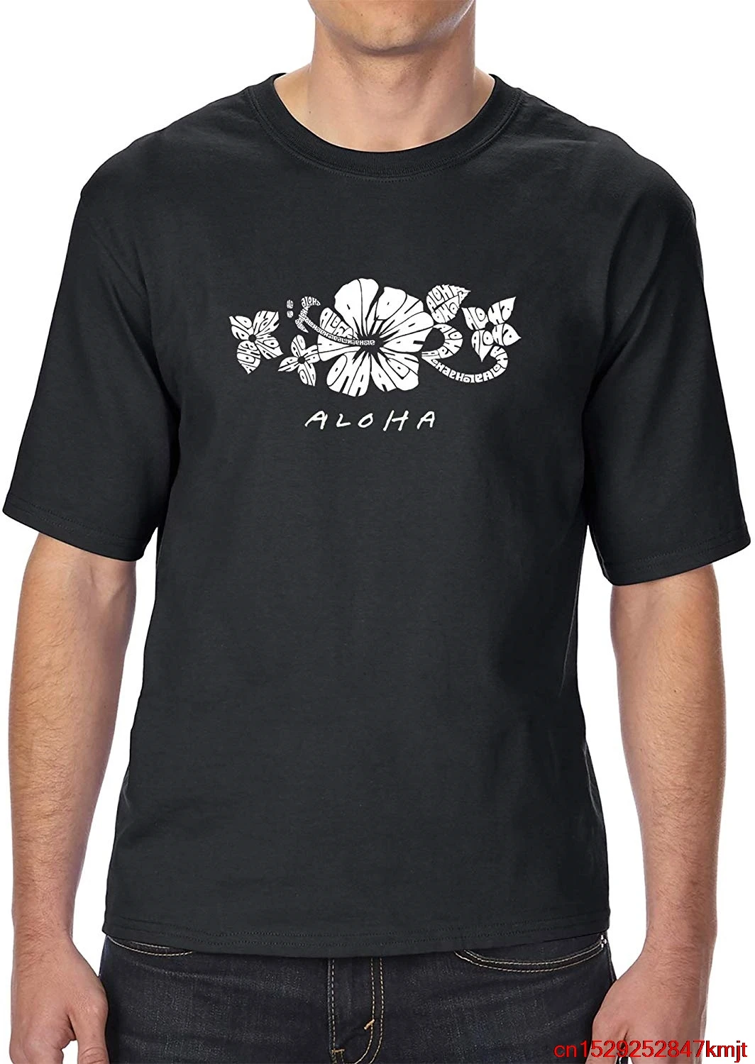 FGHFG мужские высокие и длинные слова Искусство TFGHFG рубашка Aloha|Мужские футболки| |