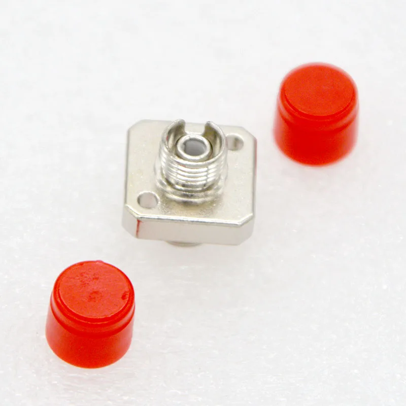 GONGFENG 100PCS New Optical Fiber Adapter Connector FC/PC/APC Square Integrated Zinc Alloy Transfer Flange Coupler Wholesale |