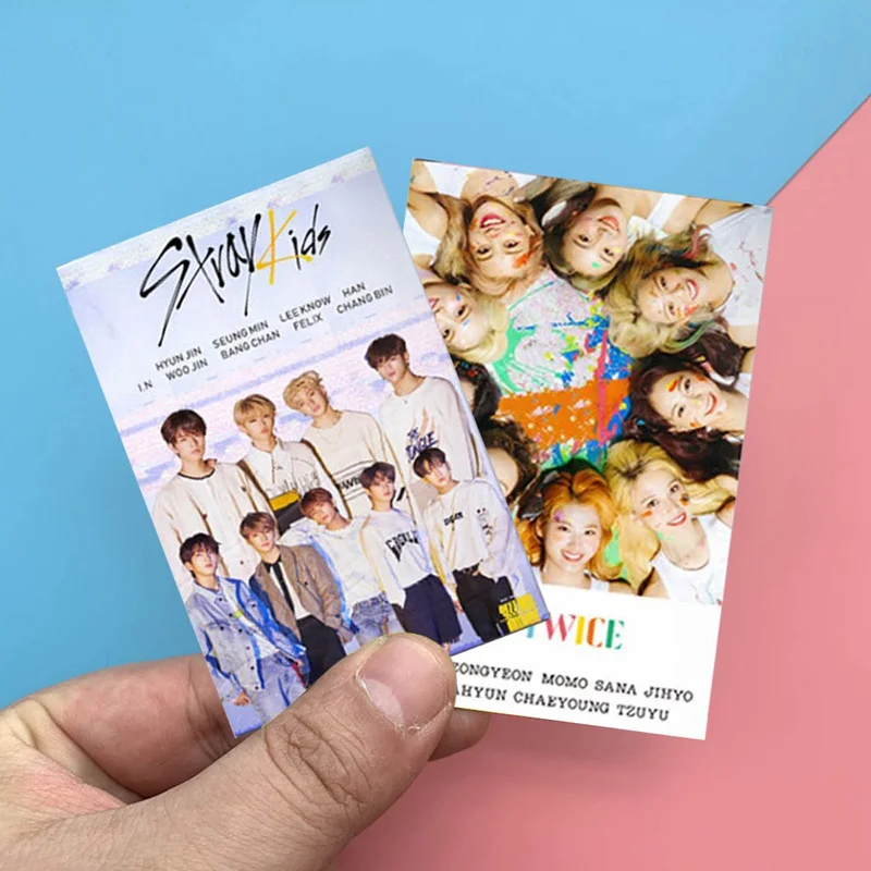 30 шт./кор. Kpop STRAY KIDS MONSTA X NCT 127 дважды новый альбом LOMO Card Фотокарта Самодельные