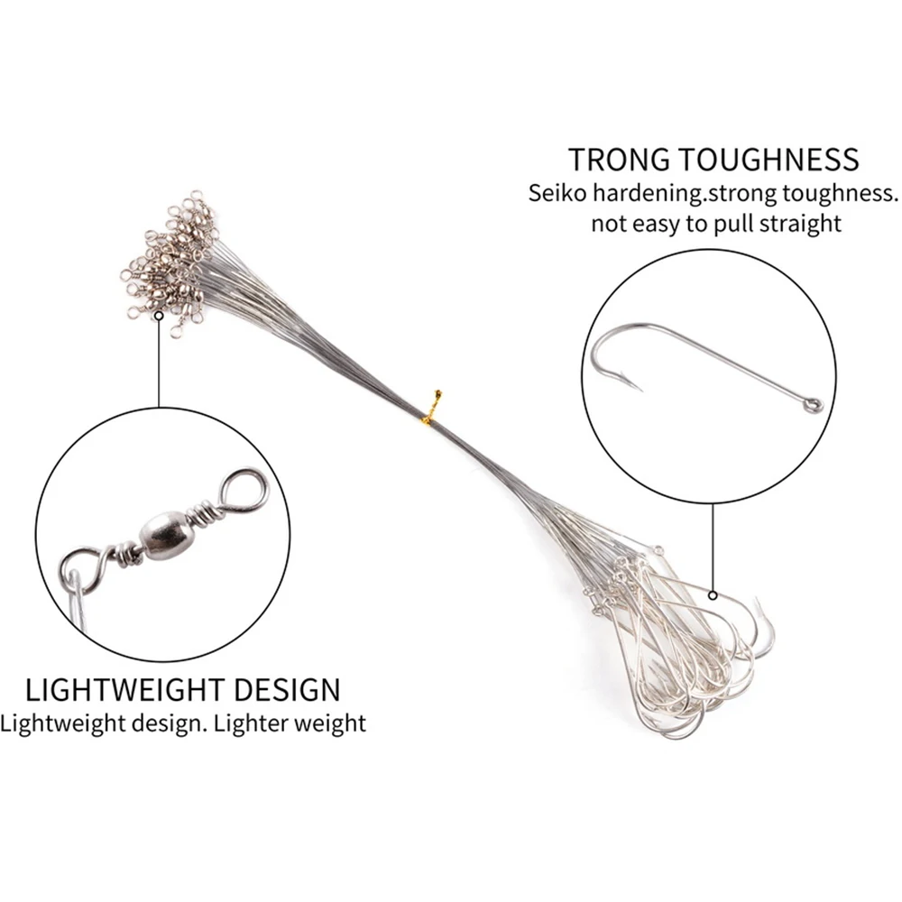 

10 шт., рыболовная приманка, из нержавеющей стали