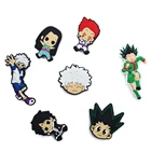 7 шт.лот японские подвески для манги обуви горячий аниме работа охотники аксессуары для обуви украшение для Croc Jibz подарки для детей на вечеринку