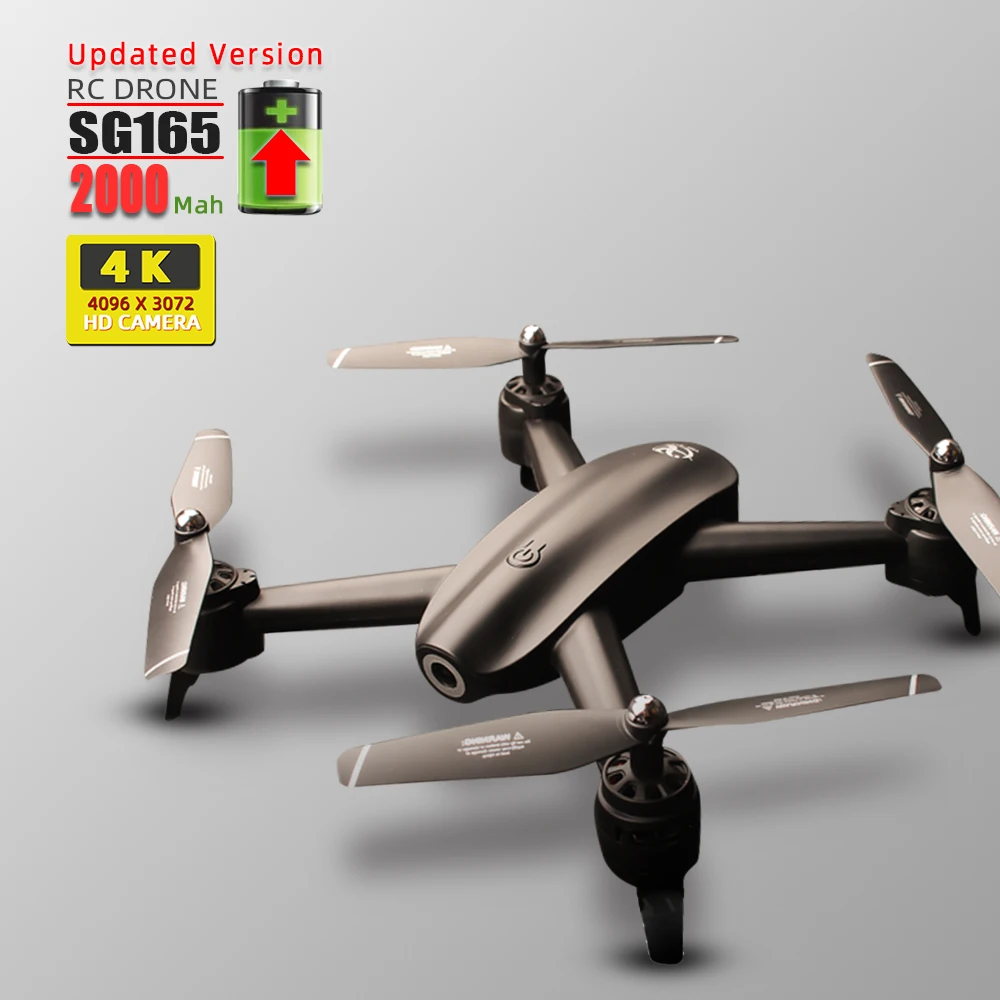 4K Радиоуправляемый Дрон Дроны с камерой вертолет игрушки Квадрокоптер селфи S165 VS