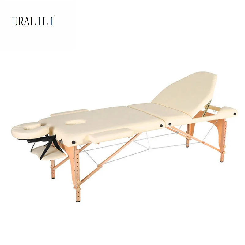 Массажная кровать простая деревянная портативная иглоукалывающаяся прижимная