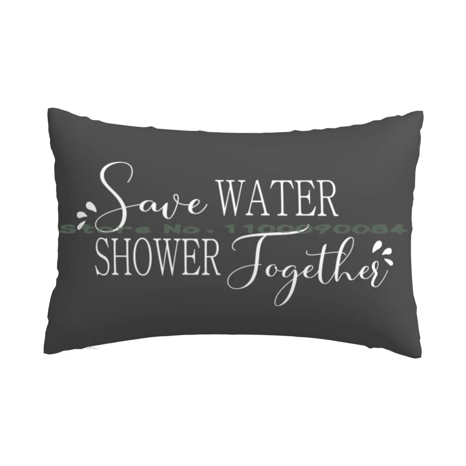 

Save Water Shower Together-Grey And White-Fun Shower Curtain Pillow Case 20x30 50*75 Sofa Bedroom Get Shower Together