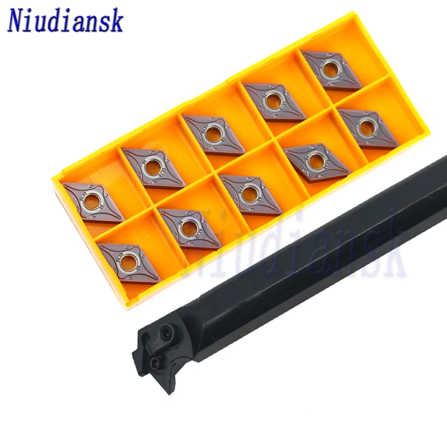 

1pc S25S-MDWNR15 Internal Turning Tool Holder S25S-MDWNL15 Arbor +10pcs DNMG1504 Inner Hole Carbide Inserts CNC Lathe Tools Suit