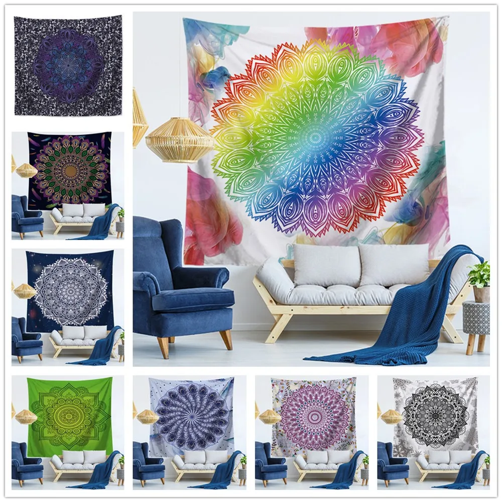 Настенный гобелен домашний декор ткань уличное одеяло для пикника пляжа Ковер с
