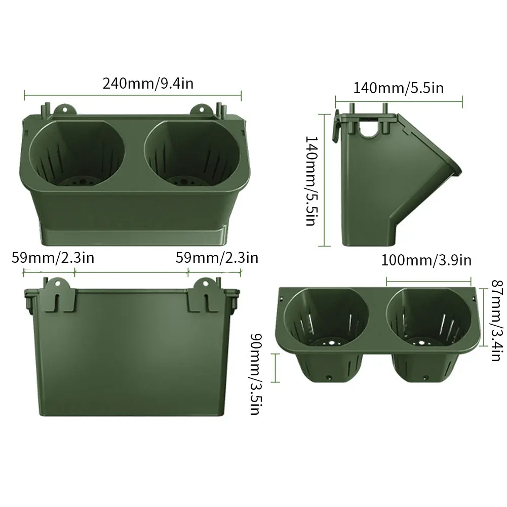 

Garden Pockets Hanging Green Grow Bag Wall Vertical Self Watering Planter Vegetable Living Bag Plant Growing Bags Flowers Supply