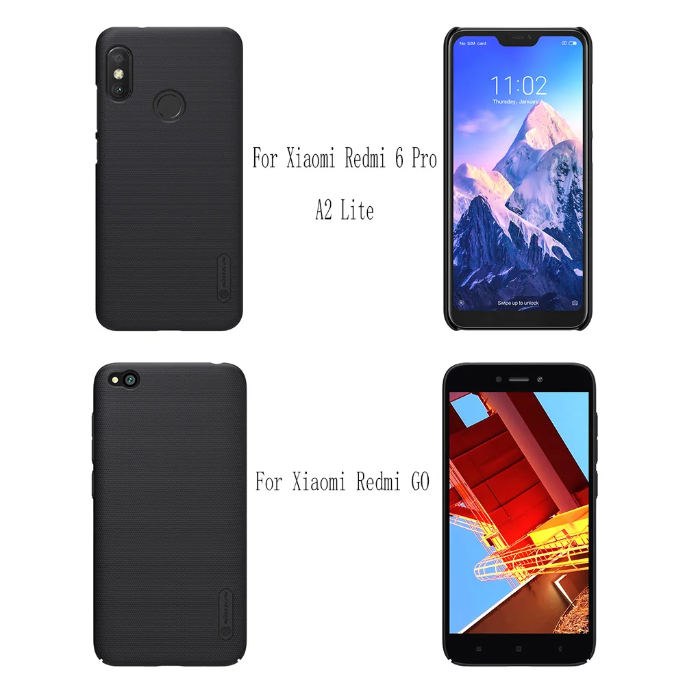 Чехол Nillkin для xiaomi Redmi 9/9A/9C redmi 8/8A / 7/7A/ 6/6A/6 Pro/5/5A Матовый Жесткий чехол-накладка из