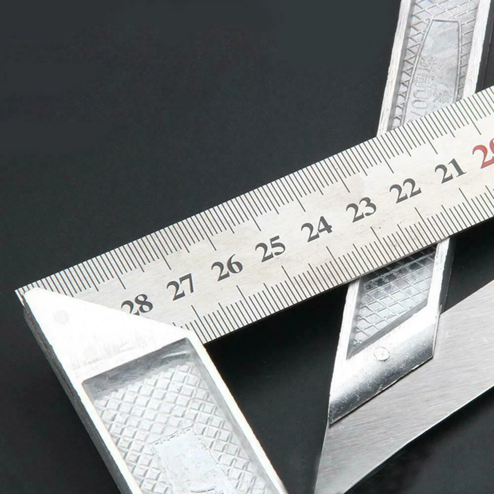 

Steel Angle Ruler L-Square Angle Ruler 90 Degree Ruler For Woodworking