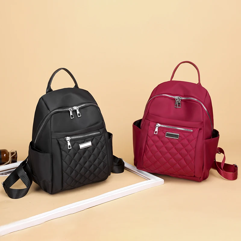 Роскошные брендовые сумки для женщин 2019 Новая мода ткань Оксфорд на молнии