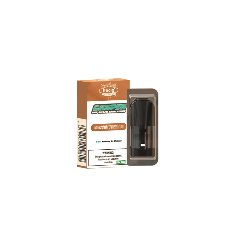 Имеются на складе! Hecig Каспер Vape Pod ручка 500 затяжек 1 8 мл 380 мАч электронная