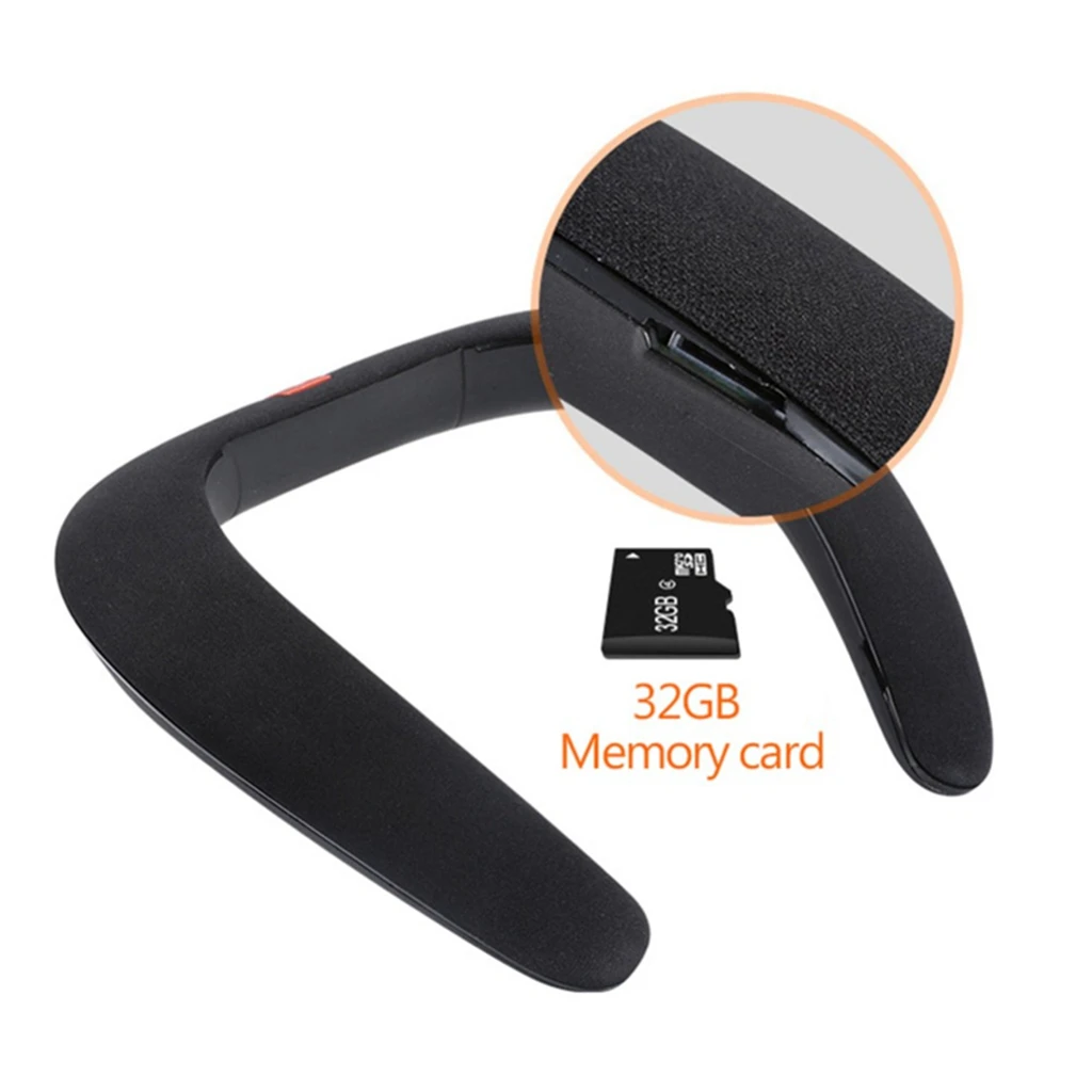 Носимый динамик шейный с Bluetooth для музыки телефонные звонки в режиме громкой