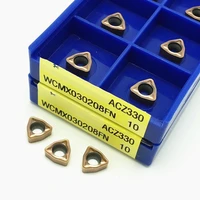 u shaped drill wcmx030208 acz330 wcmx030208fn carbide insert milling cutter cnc tool groove cutting wcmx 030208