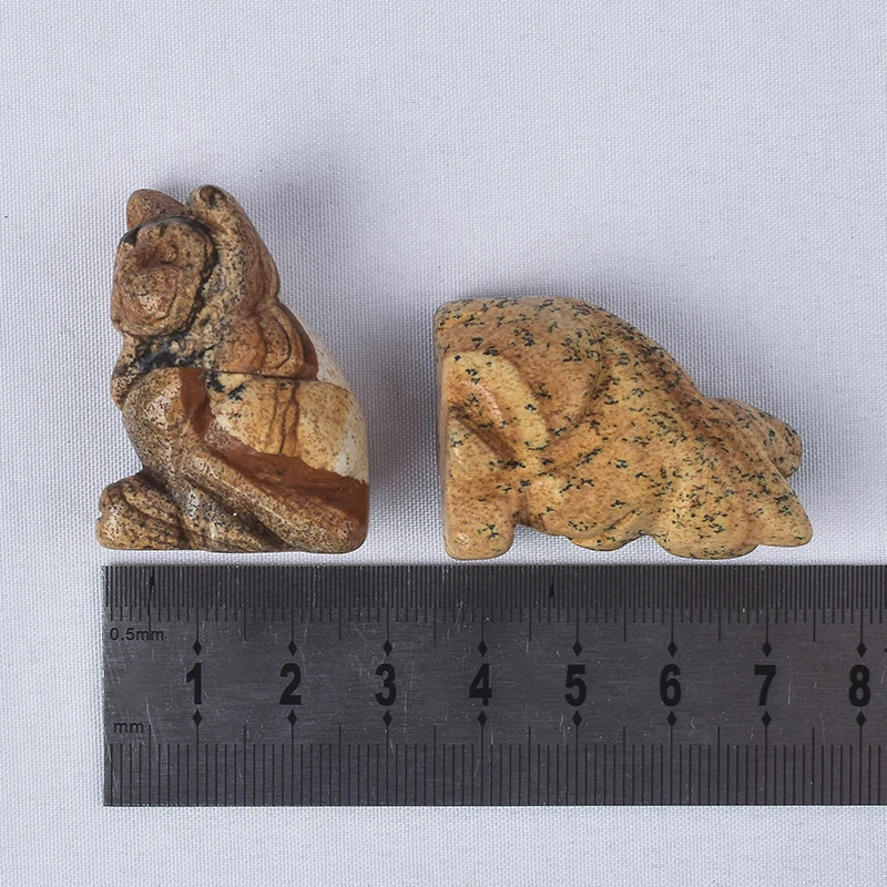 1 5 дюйма натуральная картина фигурки яшмы кошки мини животные ремесло резные