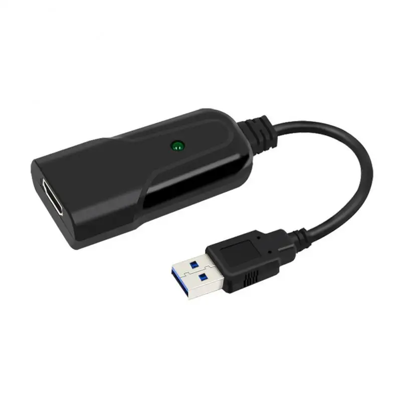 

New Mini Video Capture Card USB 3.0 Video Grabber Record Box For PS4 Game DVD Camcorder HD Camera Recording Live Streaming