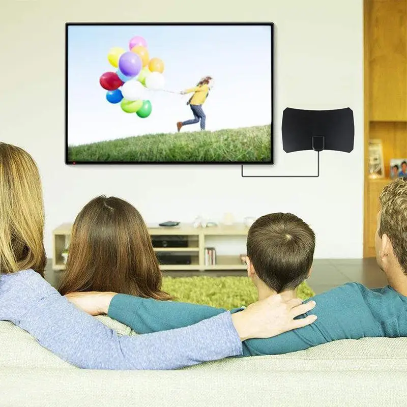 80-мильная цифровая антенна телевизионная Крытый усилитель DVB-T2 четкие HD